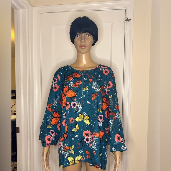 NWOT | SHEIN Floral Blouse - Size XXL ( 14 ) - Picture 10 of 11